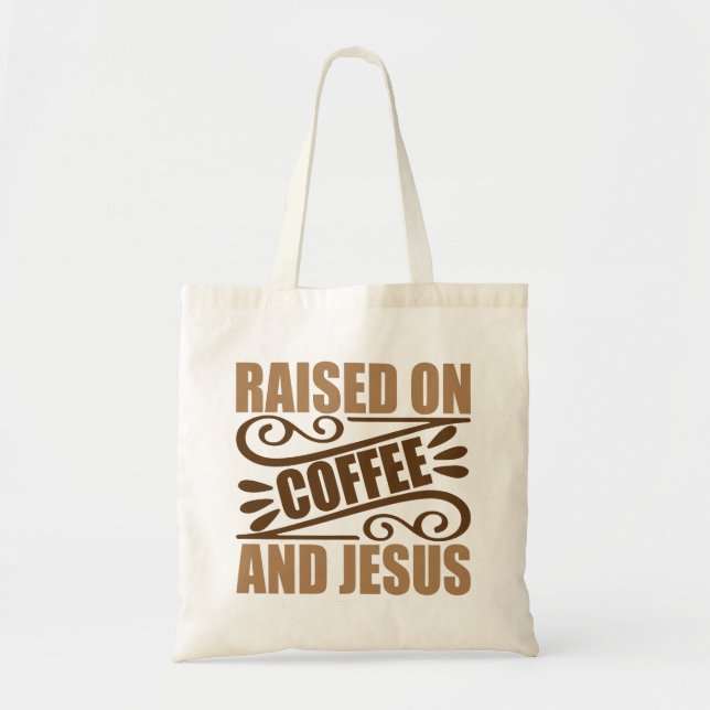 Ultimate Coffee & Jesus Tote Bag Tygkasse (Framsidan)
