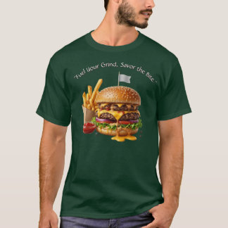 Ultimate Double Cheeseburger & Fries Grafik T-shir T Shirt