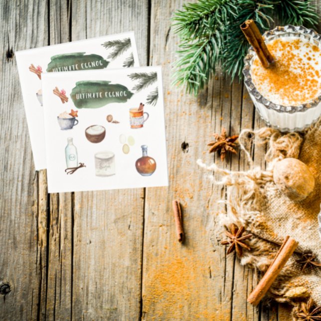 Ultimate Eggnog Recipe | JULFEST Pappersservett (Skapare uppladdad)