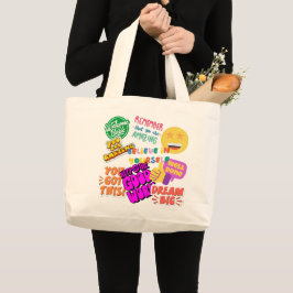 Ultimate Encouragement Collage Jumbo Tygkasse