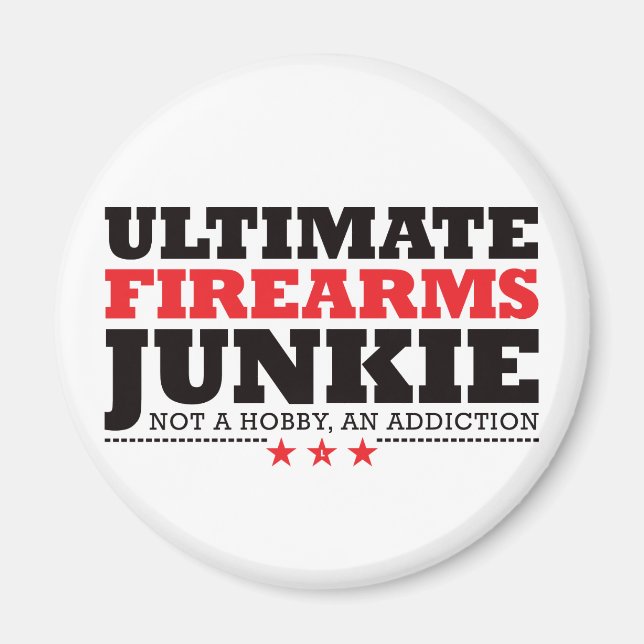 Ultimate Firearms Junkie - Red Magnet (Framsidan)