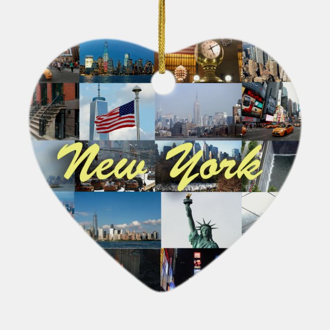 Ultimate! Foton från New York City Pro Julgransprydnad Keramik (Baksidan)