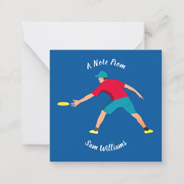 Ultimate Frisbee Anteckningskort (Framsida)