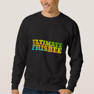 Ultimate Frisbee Designad med Nature Färg Lång Ärmad Tröja