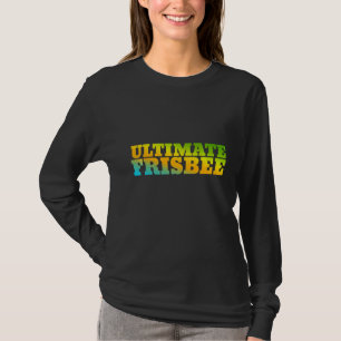 Ultimate Frisbee Designad med Nature Färg T Shirt