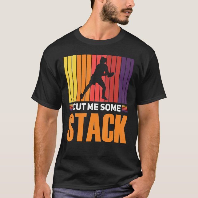 Ultimate Frisbee Disk Golf Stack T Shirt (Framsida)