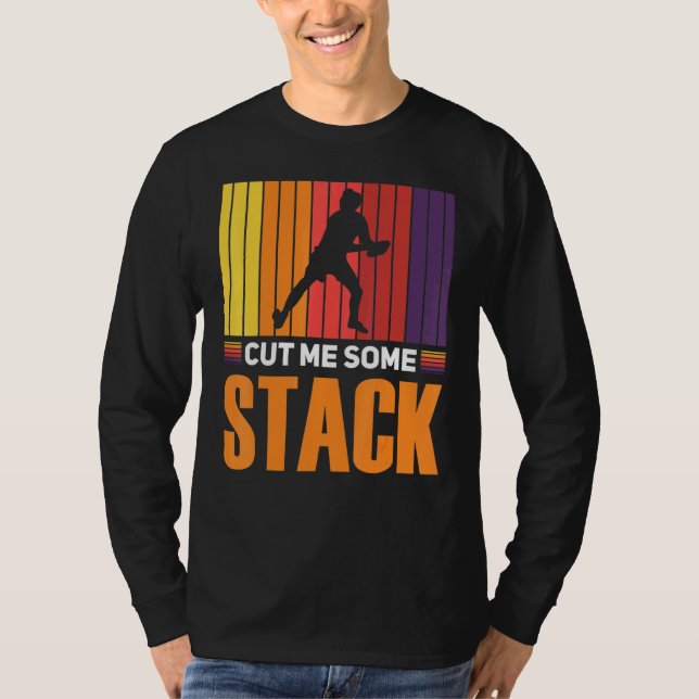 Ultimate Frisbee Disk Golf Stack T Shirt (Framsida)