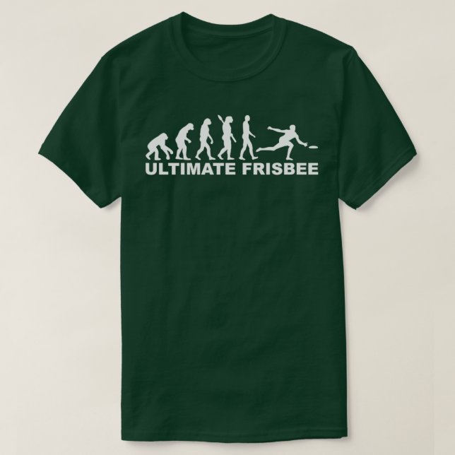Ultimate Frisbee evolution T Shirt (Design framsida)