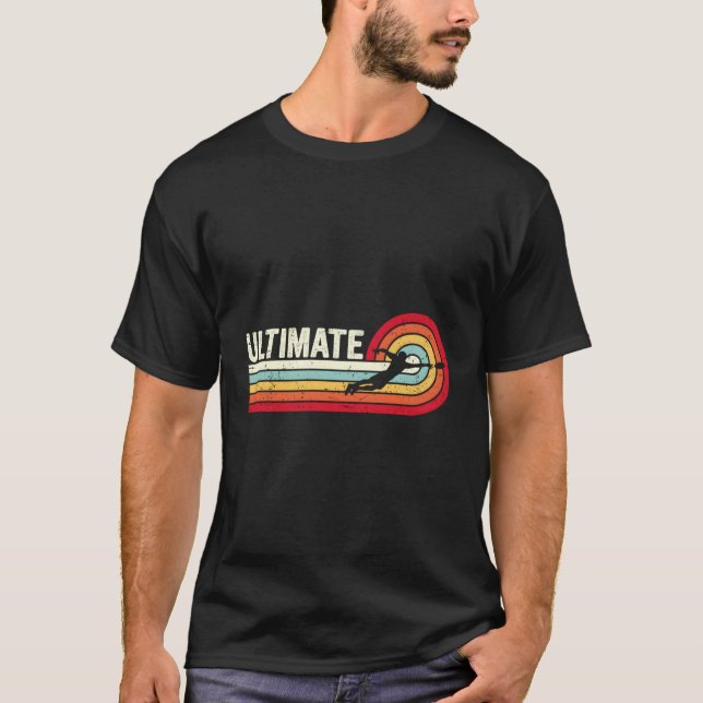 Ultimate Frisbee Flies Disk Frisbee-spelare T Shirt (Framsida)