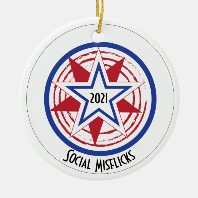 Ultimate Frisbee Julgran Ornament Anpassningsbar (Framsidan)
