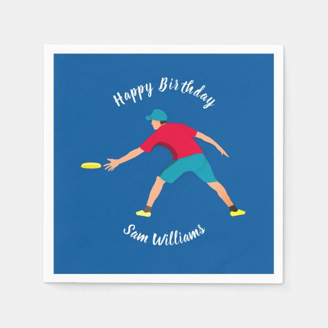 Ultimate Frisbee Pappersservett (Framsidan)