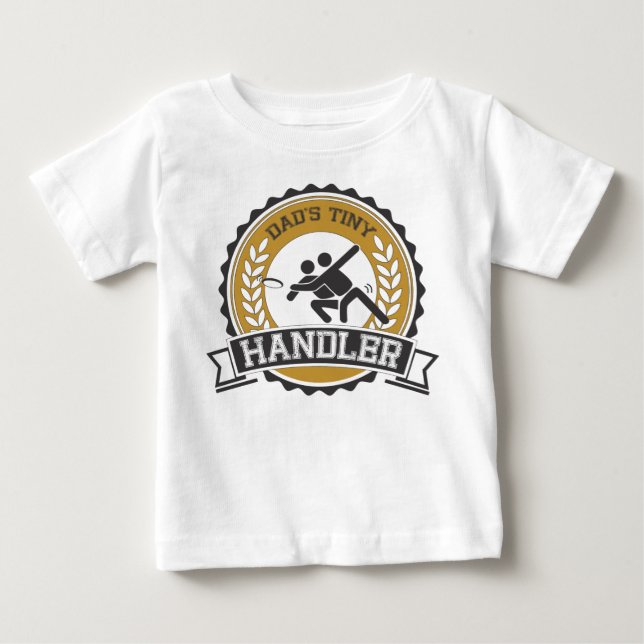Ultimate Frisbee - Pappor Little Handler Tee Shirt (Framsida)