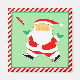 Ultimate Frisbee Player Holiday Gift Magnet