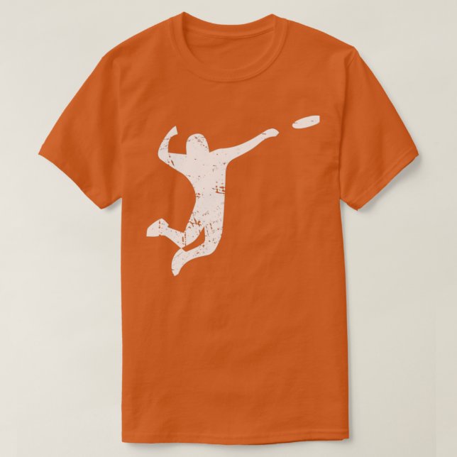 Ultimate Frisbee Player T Shirt (Design framsida)