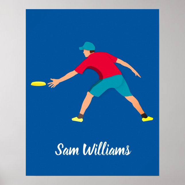 Ultimate Frisbee Poster (Framsidan)