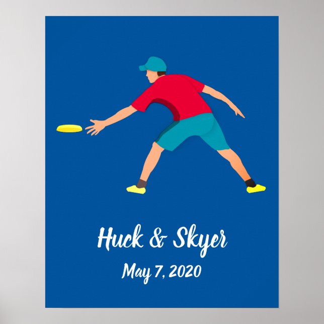 Ultimate Frisbee Poster (Framsidan)