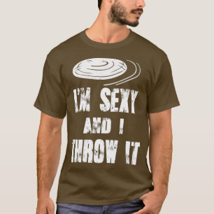 Ultimate Frisbee säger att jag är min och jag kast T Shirt