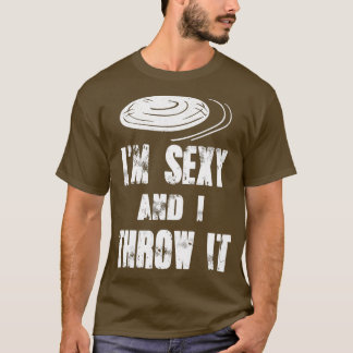 Ultimate Frisbee säger att jag är min och jag kast T Shirt