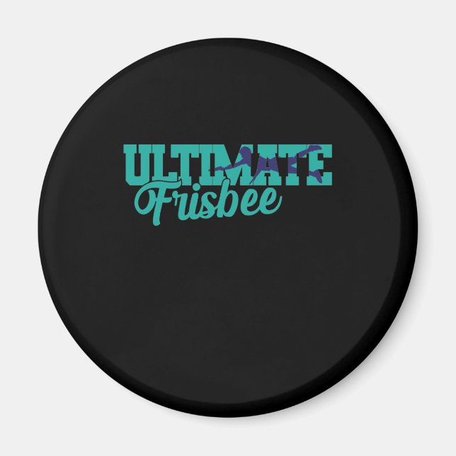 Ultimate Frisbee Strandsport Wurf Magnet (Framsidan)
