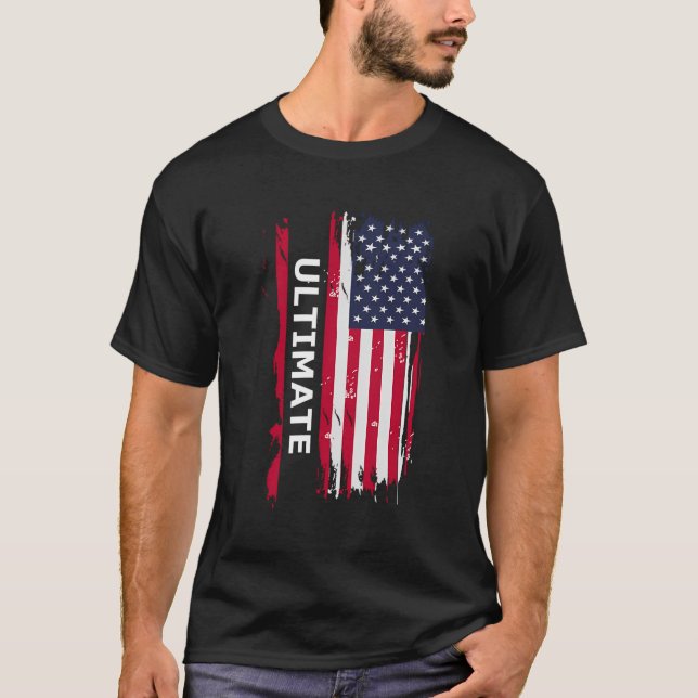 Ultimate Frisbee T Shirt (Framsida)
