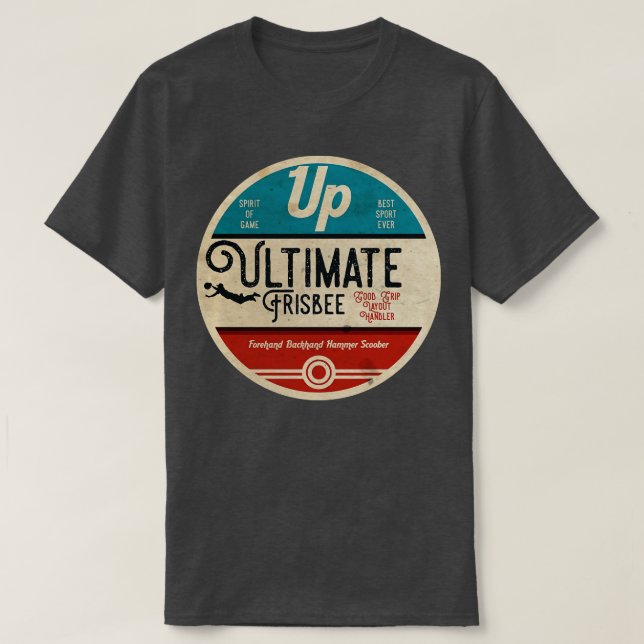 Ultimate Frisbee-Vintage T Shirt (Design framsida)