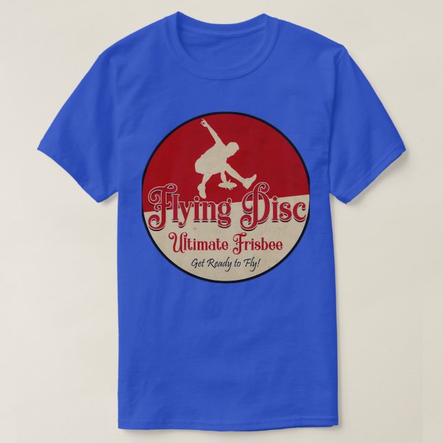 Ultimate Frisbee-Vintage T Shirt (Design framsida)