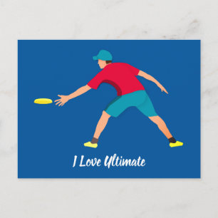 Ultimate Frisbee Vykort