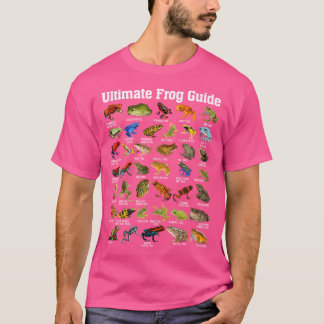 Ultimate Frog Guide Amphibian Species Facts Herpet T Shirt