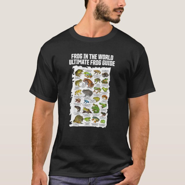 Ultimate Frog Guide for Frog Boys Girls T Shirt (Framsida)