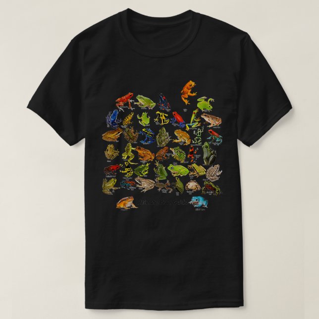 Ultimate Frog Guide Funny Frog Älskare Frog Owner  T Shirt (Design framsida)