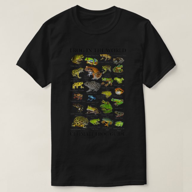Ultimate Frog Guide Funny Frog Älskare Frog Owner  T Shirt (Design framsida)