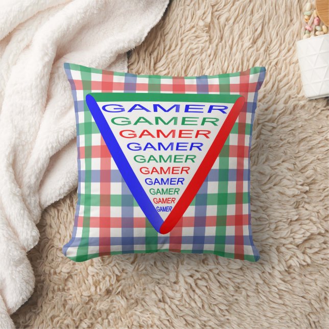 Ultimate Gamer 3-spelsystemet Färg RGB Kudde (Filt)