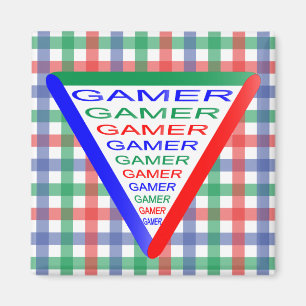 Ultimate Gamer 3-spelsystemet Färg RGB Magnet