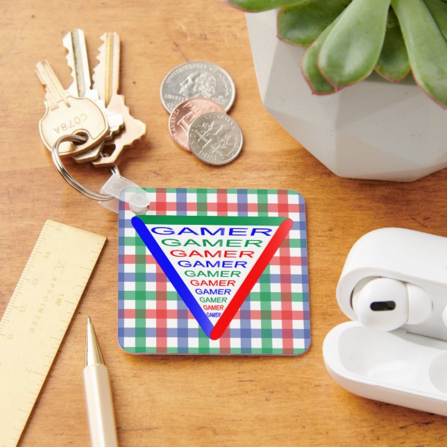 Ultimate Gamer 3-spelsystemet Färg RGB Nyckelring (Skrivbord)