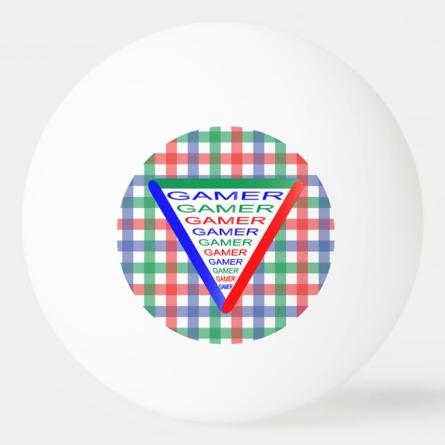 Ultimate Gamer 3-spelsystemet Färg RGB Pingisboll (Framsidan)