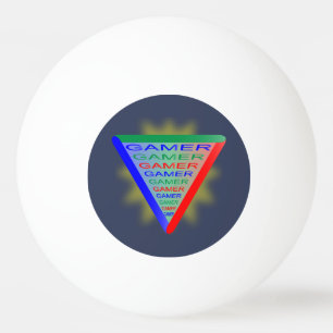 Ultimate Gamer 3-spelsystemet Färg RGB Pingisboll