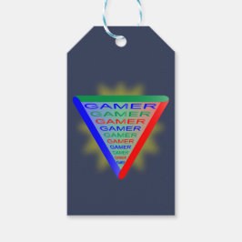 Ultimate Gamer 3-spelsystemet Färg RGB Presentetikett