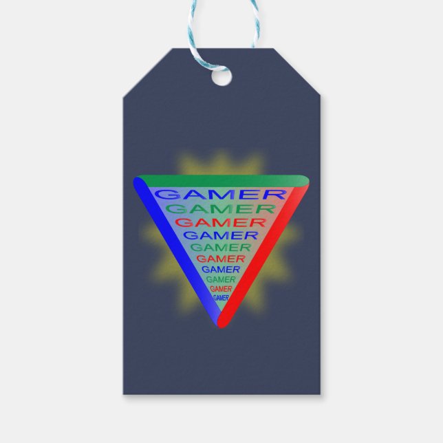 Ultimate Gamer 3-spelsystemet Färg RGB Presentetikett (Framsidan)