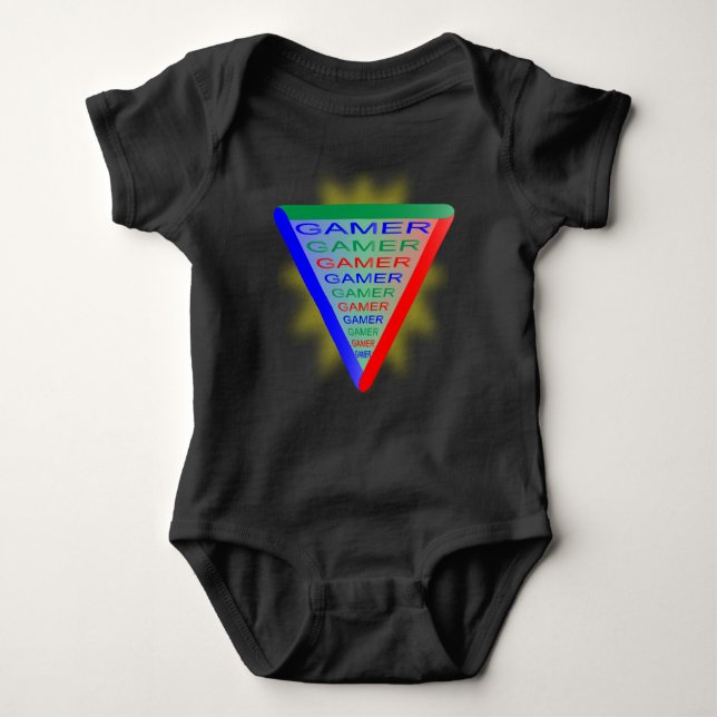 Ultimate Gamer 3-spelsystemet Färg RGB T Shirt (Framsida)
