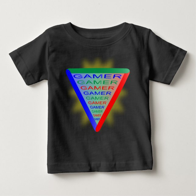 Ultimate Gamer 3-spelsystemet Färg RGB T Shirt (Framsida)