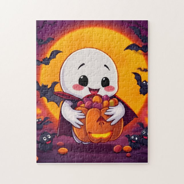 Ultimate Ghost Puzzle - Cute Spooky Halloween Gift Pussel (Vertikal)