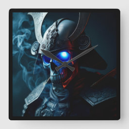 Ultimate Ghost Samurai Warrior Clock Fyrkantig Klocka