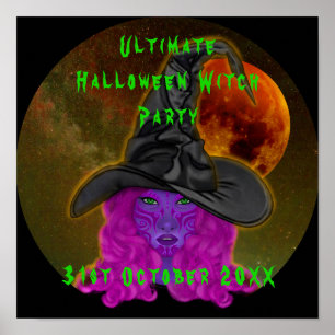 Ultimate Halloween Witch Party Oct 31a Poster