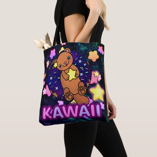 Ultimate Kawaii Cute Japan Culture Tote Bag Tygkasse (Närbild)