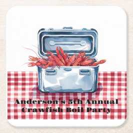 Ultimate Kräftor Boil: A Southern Tradition Underlägg Papper Kvadrat