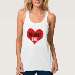 Ultimate Love Womens Tank Top Linne Med Racerback