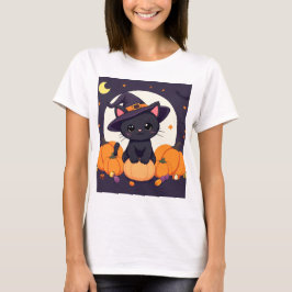 Ultimate Magical Witch Cat Halloween T-Shirt