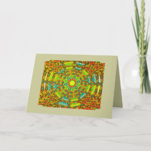 Ultimate Mandala Hälsning-anteckningskortet Kort