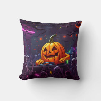 🎃 Ultimate Mind-Blowing Halloween Pumpkin DJ Rave Kudde