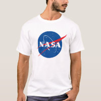 Ultimate NASA-Logotyp Rocket White Heavy Cotton